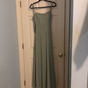 Birdy Grey Mint Green Spaghetti Strap Maxi Dress